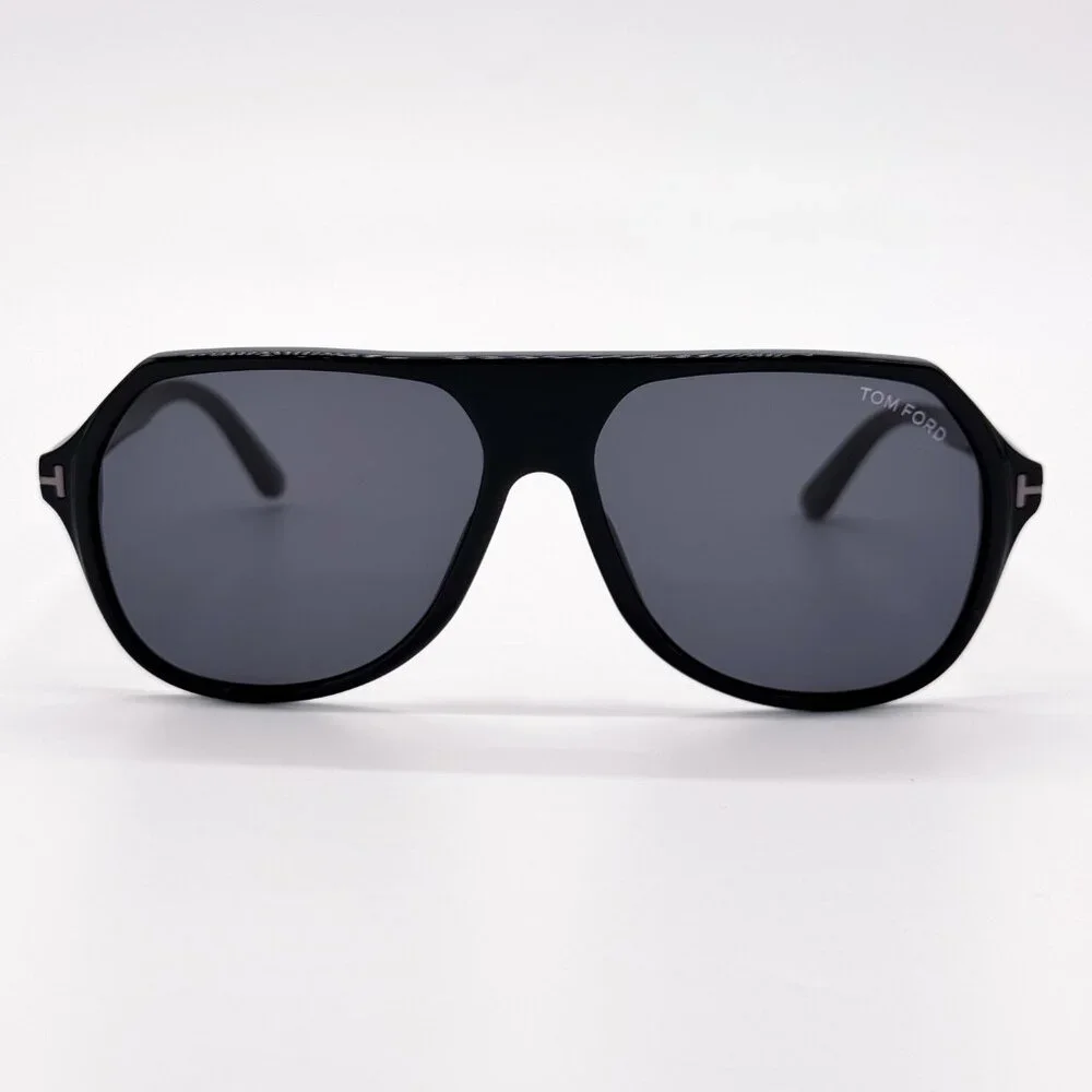 NEW TOM FORD HAYES TF934-N 01A MEN SUNGLASSES FT0934-N/S BLACK